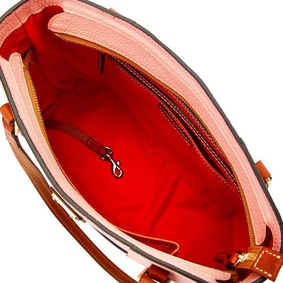 Dooney & Bourke Pebble Grain Small Lexington Bag - Pale Pink - Picture 3 of 4